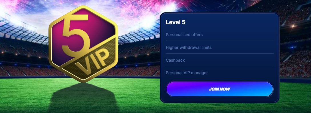 Boomerang Casino VIP programme levels