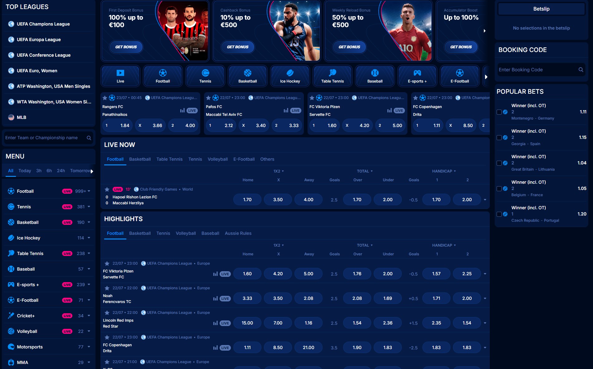 Boomerang Bet sportsbook for Irish punters
